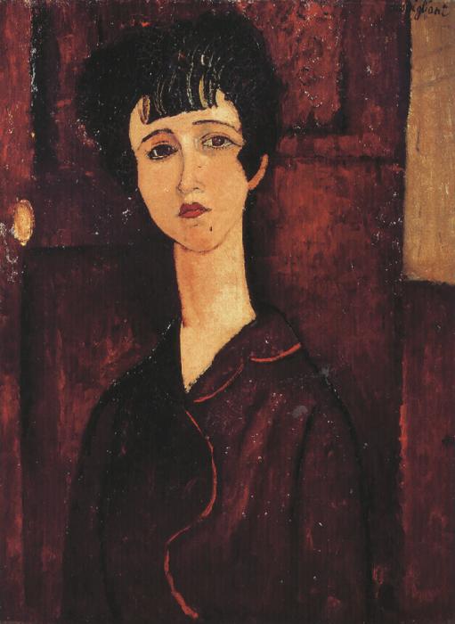 Amedeo Modigliani Portrait of a Girl (mk39) oil painting image